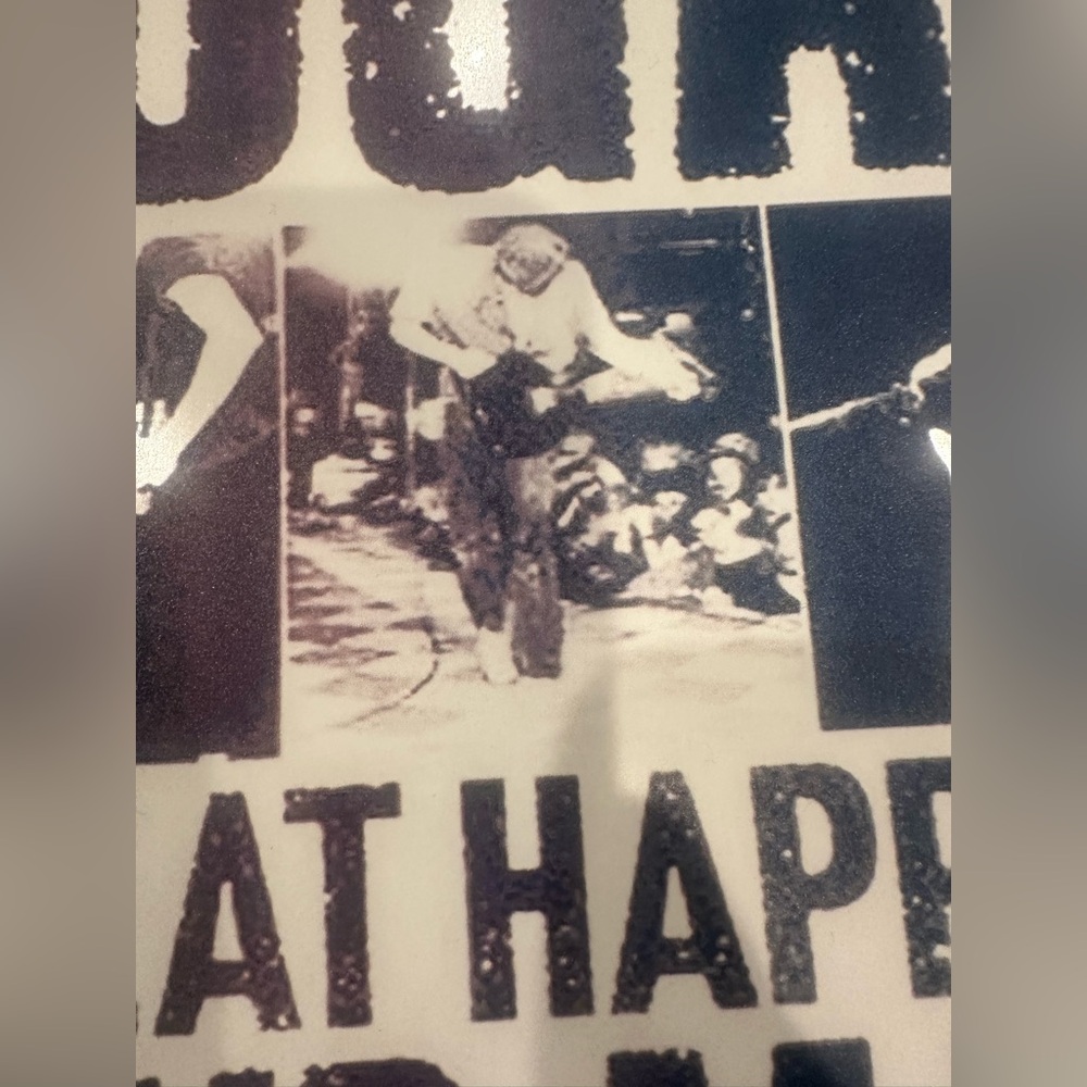 Fugazi Concert metal Poster Sign - Blue and White - Picture 7 of 13
